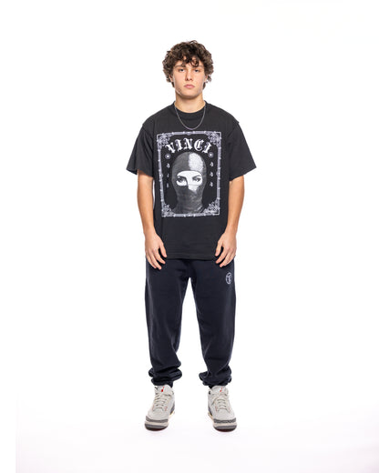 BLACK VINCI SWEATPANTS