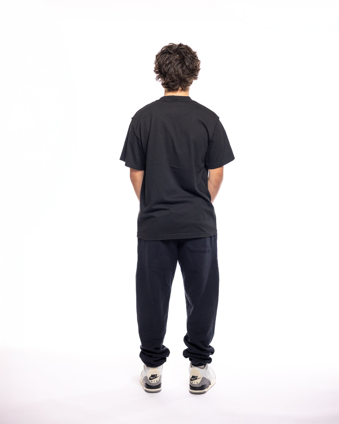 BLACK VINCI SWEATPANTS